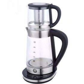 چای ساز یونیک مدل UM255 ظرفیت ۲.۵ لیتر با کتری پیرکس و پنل لمسی
