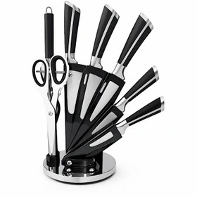 سرویس کارد و ساطور ۹ پارچه سورانی مدل 9PCS