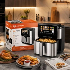 خرید و قیمت جدید سرخ کن هواپز ریسمون MR7172 استیل ۱۰ لیتر | هوم زی